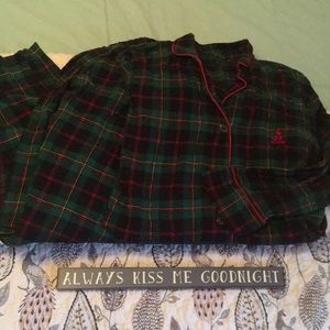 plaid PJ set, Lauren by RL 😴🛌